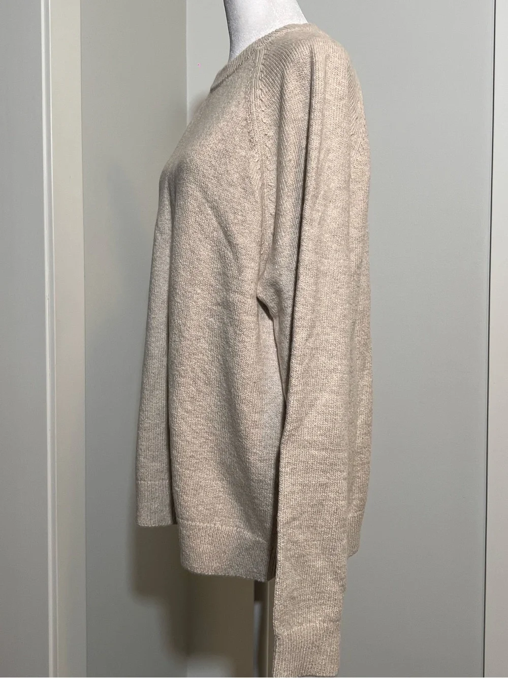 Banana Republic Light Beige Crewneck Sweater